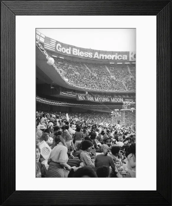 Framed Print : Reverend Sun Myung Moon's God Bless America Gala at Yankee Stadium Framed Print : Reverend Sun Myung Moon's God Bless America Gala at Yankee Stadium