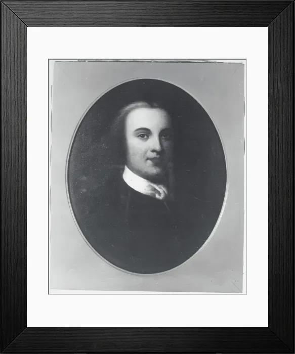Framed Print : Portrait of George Taylor Framed Print : Portrait of George Taylor