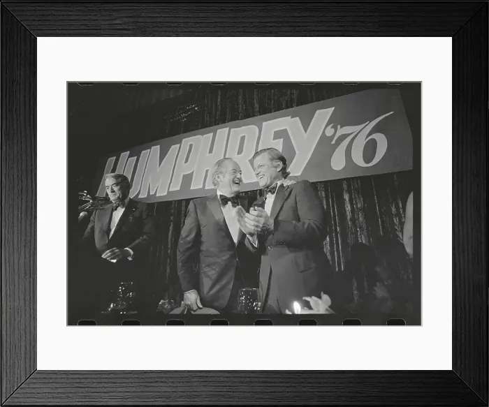Framed Print : Edward Kennedy and Hubert Humphrey in Jovial Moods Framed Print : Edward Kennedy and Hubert Humphrey in Jovial Moods