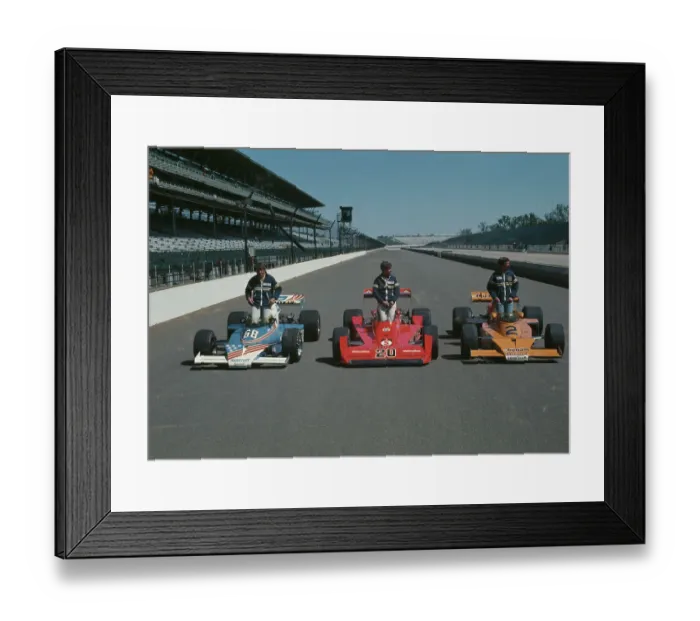 Framed Print : Racing Drivers At Indianapolis Speedway Framed Print : Racing Drivers At Indianapolis Speedway