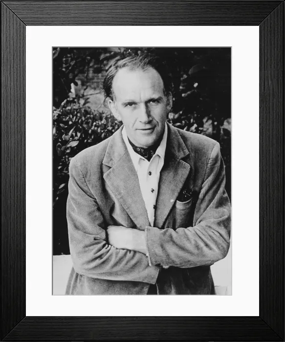 Framed Print : Explorer Colin M. Turnbull Posing with His Arms Folded Framed Print : Explorer Colin M. Turnbull Posing with His Arms Folded