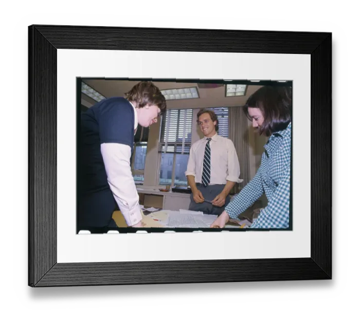 Framed Print : Joseph P. Kennedy III with His Staff Framed Print : Joseph P. Kennedy III with His Staff