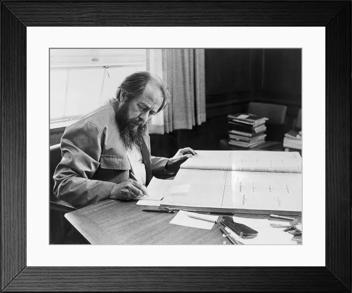Framed Print : Author Aleksandr Solzhenitsyn Framed Print : Author Aleksandr Solzhenitsyn