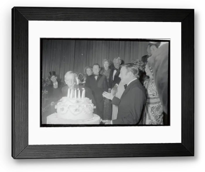 Framed Print : Fred Astaire and Other Celebrities at His Birthday Party Framed Print : Fred Astaire and Other Celebrities at His Birthday Party
