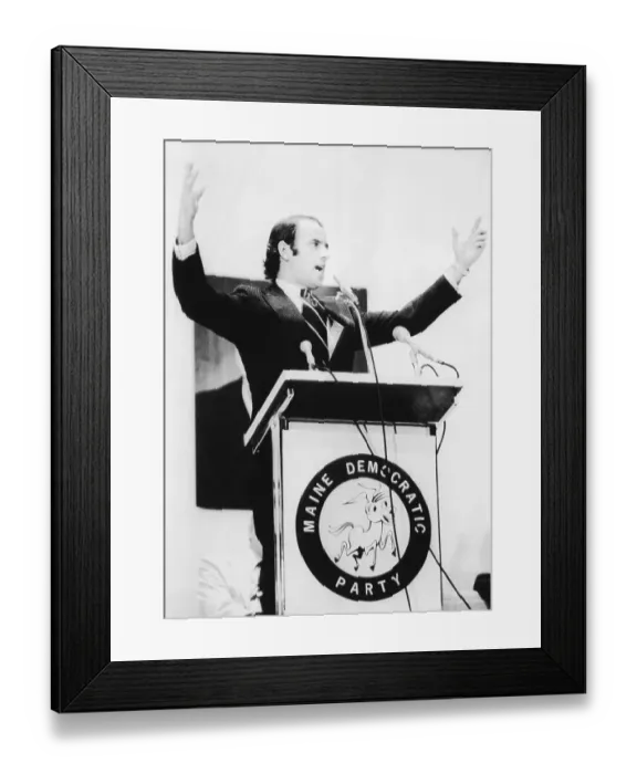 Framed Print : Senator Joseph Biden Speaking at 1976 Democratic Convention Framed Print : Senator Joseph Biden Speaking at 1976 Democratic Convention