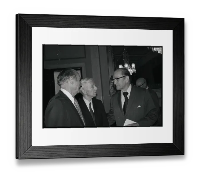 Framed Print : Hyman Rickover talking with Senators Framed Print : Hyman Rickover talking with Senators