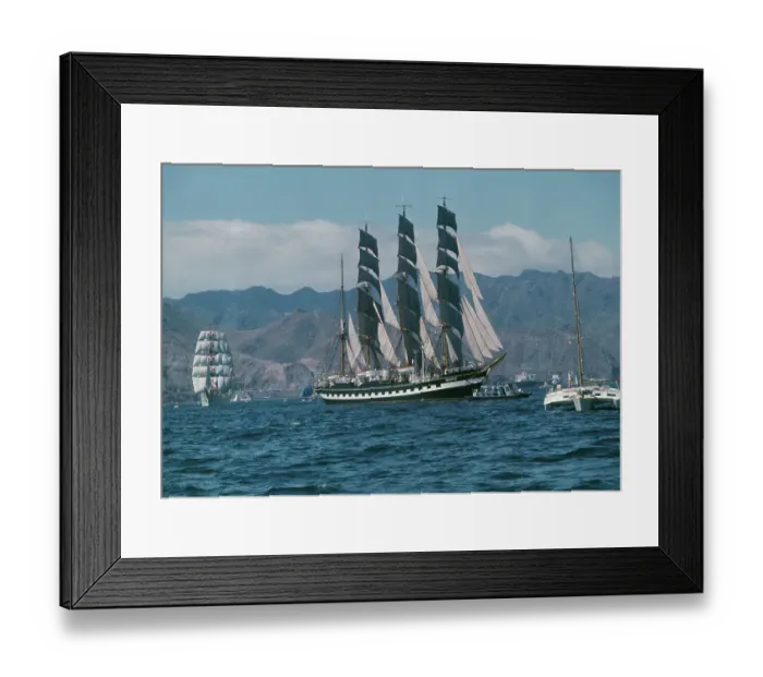 Framed Print : Kruzenshtern, Canary Islands Framed Print : Kruzenshtern, Canary Islands