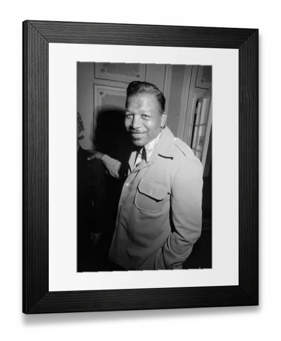Framed Print : Waist-Up Portrait Of Sugar Ray Robinson Framed Print : Waist-Up Portrait Of Sugar Ray Robinson