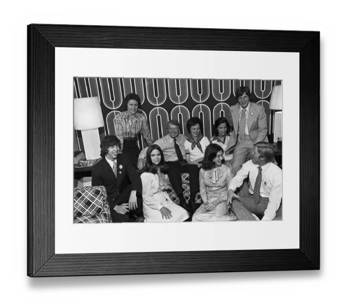 Framed Print : Primaries Winner Jimmy Carter with Family Framed Print : Primaries Winner Jimmy Carter with Family
