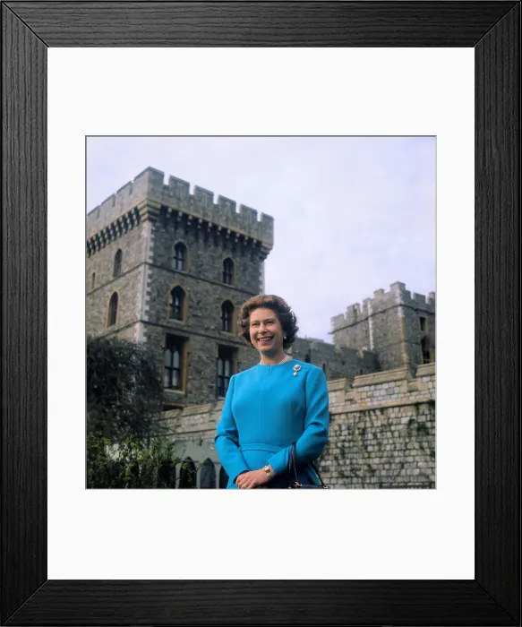 Framed Print : Portrait of Queen Elizabeth Framed Print : Portrait of Queen Elizabeth