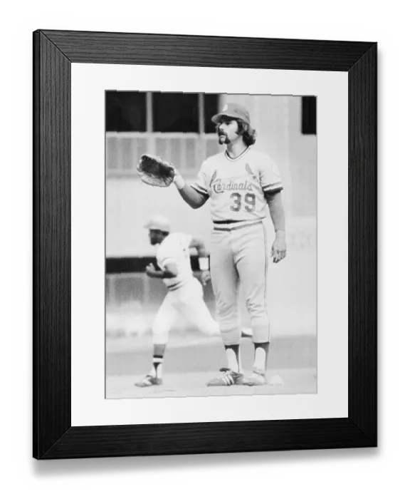 Framed Print : Al Hrabosky Motioning for New Ball Framed Print : Al Hrabosky Motioning for New Ball
