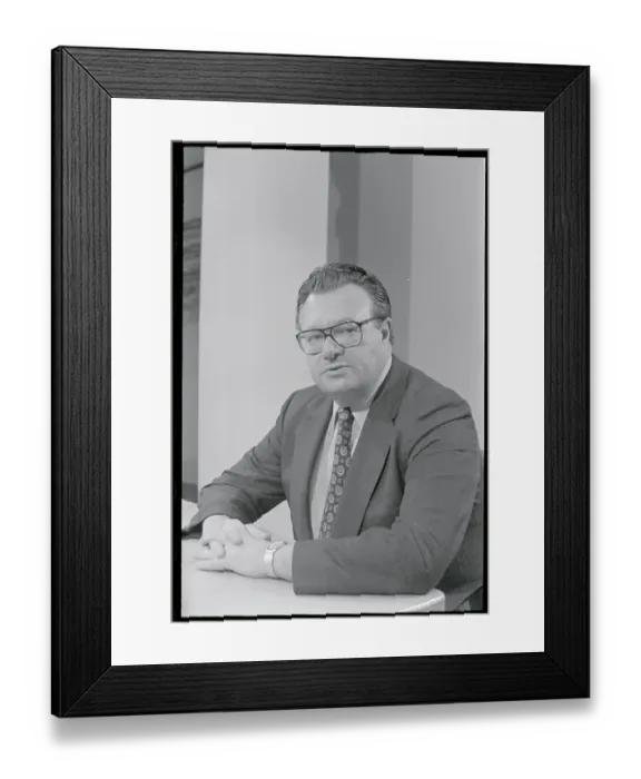 Framed Print : Portrait of Leonard Stavisky Framed Print : Portrait of Leonard Stavisky