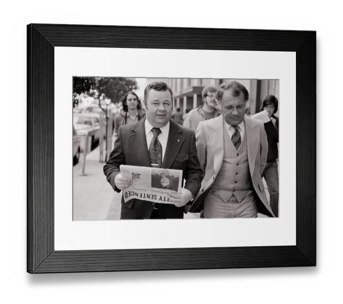 Framed Print : Defense Attorneys Albert Johnson and F. Lee Bailey Framed Print : Defense Attorneys Albert Johnson and F. Lee Bailey