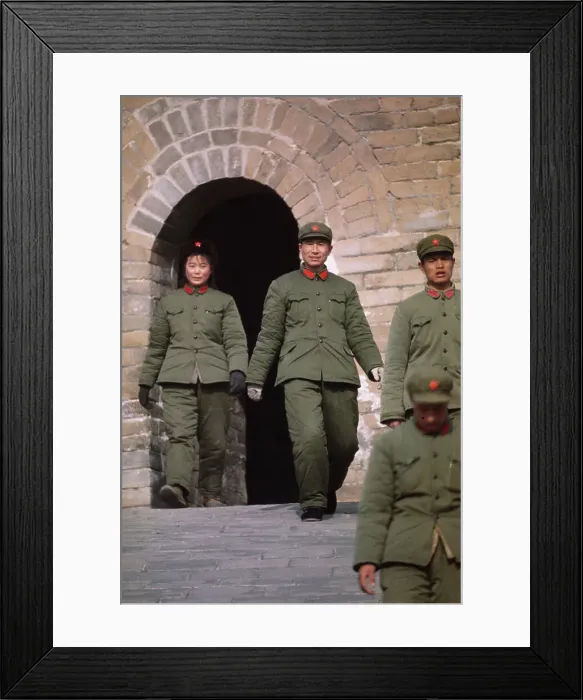 Framed Print : Chinese Army Soldiers Framed Print : Chinese Army Soldiers