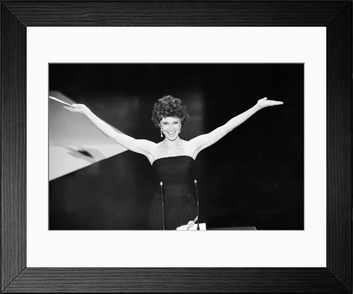 Framed Print : Audrey Hepburn on Stage at Academy Awards Framed Print : Audrey Hepburn on Stage at Academy Awards