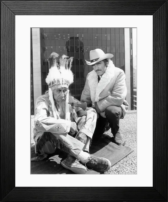 Framed Print : Dan George and Dennis Cleaver Framed Print : Dan George and Dennis Cleaver