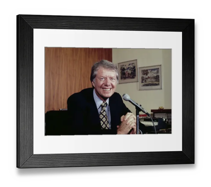 Framed Print : Jimmy Carter Campaign