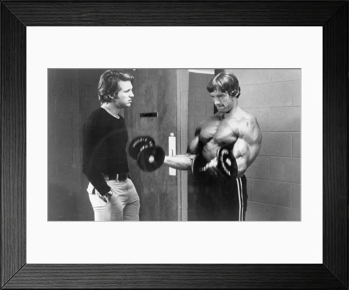 Framed Print : Jeff Bridges and Arnold Schwarzenegger Framed Print : Jeff Bridges and Arnold Schwarzenegger