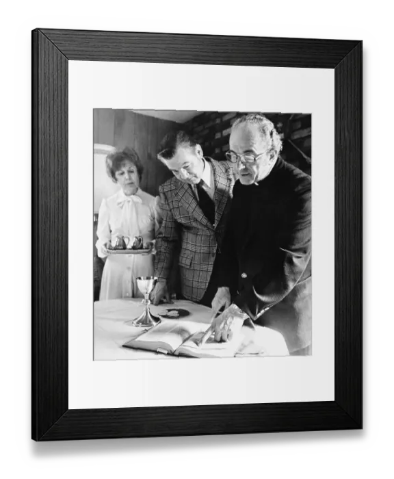 Framed Print : Mass for Karen Quinlan Framed Print : Mass for Karen Quinlan