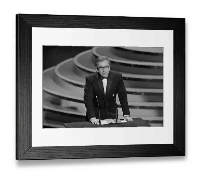 Framed Print : Gore Vidal at Academy Awards Podium Framed Print : Gore Vidal at Academy Awards Podium