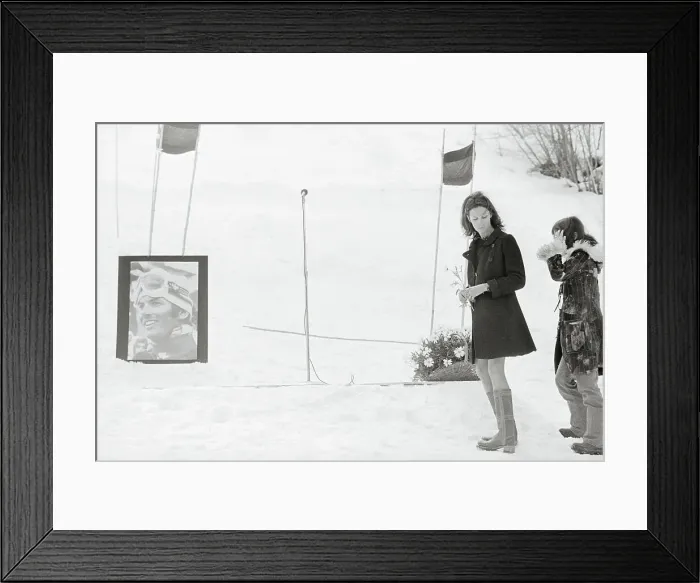Framed Print : Claudine Longet Holding A Flower Framed Print : Claudine Longet Holding A Flower