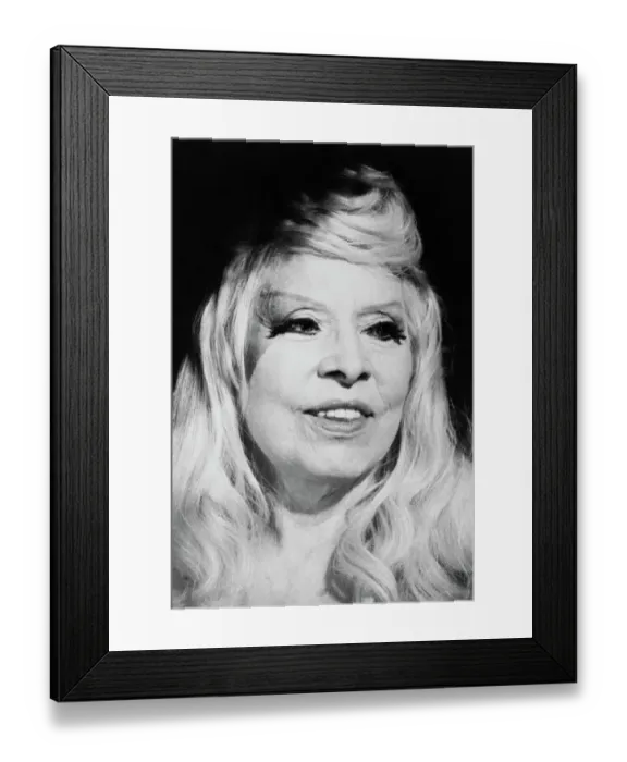 Framed Print : Actress Mae West Smiling