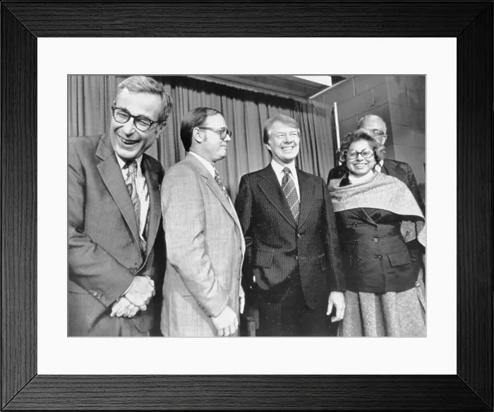 Framed Print : President Jimmy Carter Standing with New Cabinet Framed Print : President Jimmy Carter Standing with New Cabinet