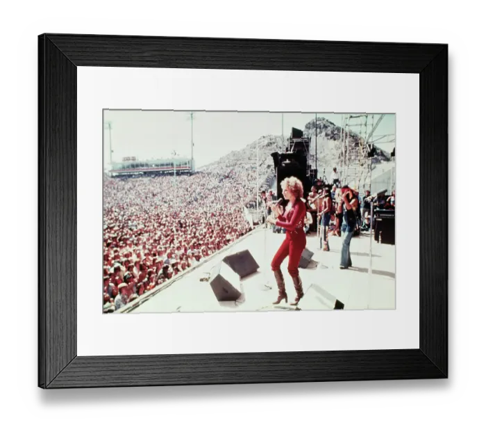 Framed Print : Barbra Streisand Singing Framed Print : Barbra Streisand Singing