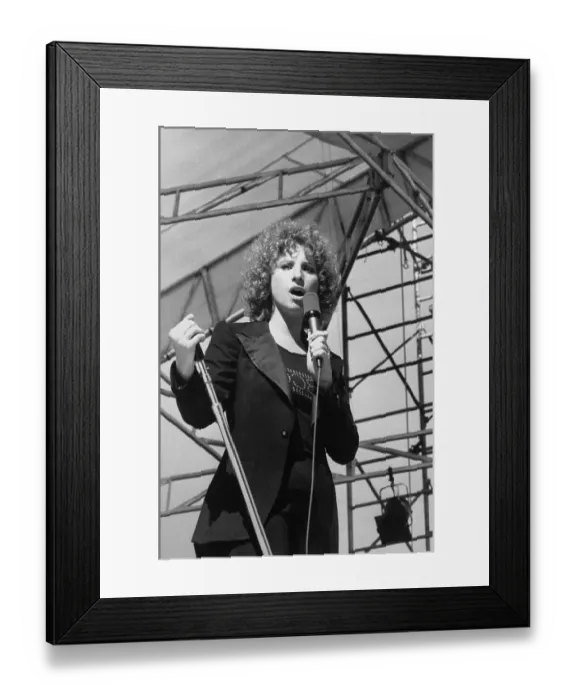 Framed Print : Barbra Streisand Performing in Movie Still Framed Print : Barbra Streisand Performing in Movie Still