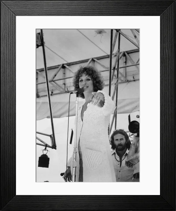 Framed Print : Barbra Streisand Performing in Movie Still Framed Print : Barbra Streisand Performing in Movie Still