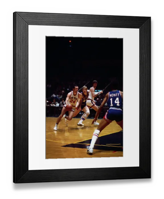 Framed Print : Bill Bradley in Basketball Action Framed Print : Bill Bradley in Basketball Action