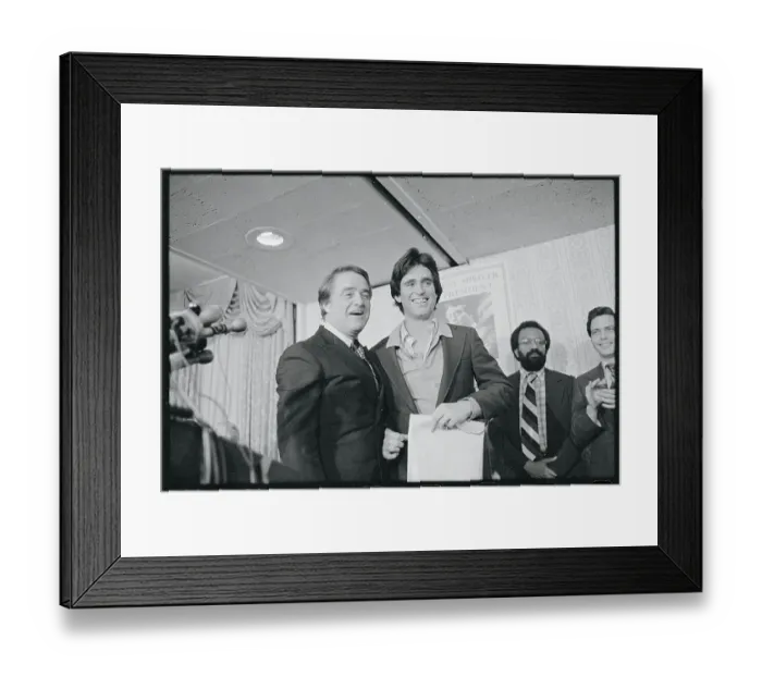 Framed Print : Robert Sargent Shriver Jr. Conversing with His Son Framed Print : Robert Sargent Shriver Jr. Conversing with His Son