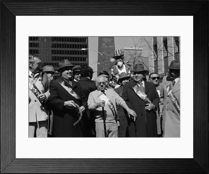Framed Print : Mickey Rooney in St. Patrick's Day Parade Framed Print : Mickey Rooney in St. Patrick's Day Parade