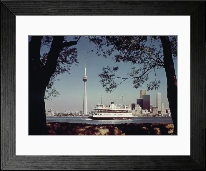 Framed Print : Lake Ontario And Toronto Skyline Framed Print : Lake Ontario And Toronto Skyline