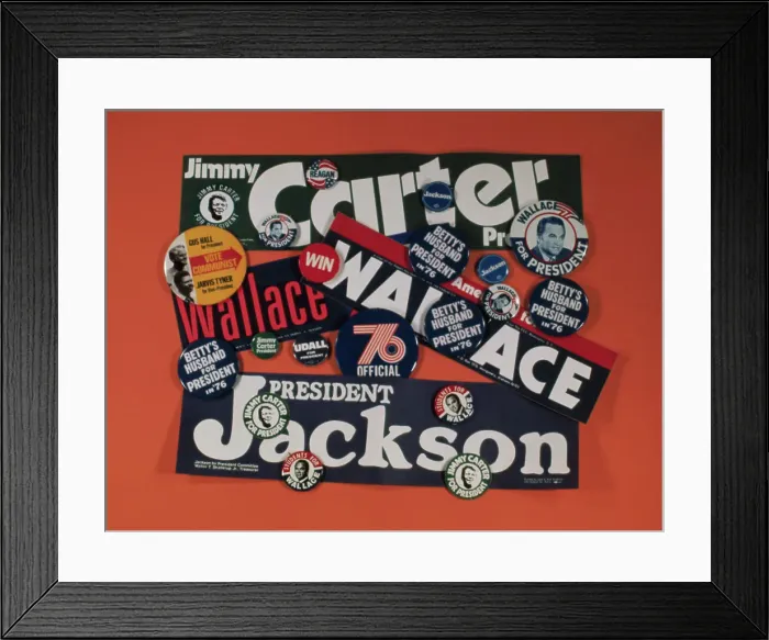 Framed Print : Presidential Campaign Materials Framed Print : Presidential Campaign Materials