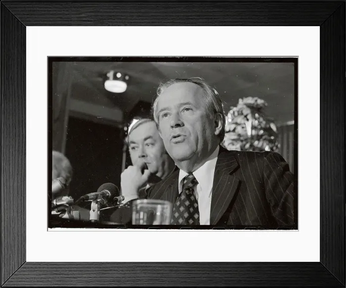 Framed Print : Daniel Moynihan Listening Attentively to Henry Jackson His Undivided Attention Framed Print : Daniel Moynihan Listening Attentively to Henry Jackson His Undivided Attention