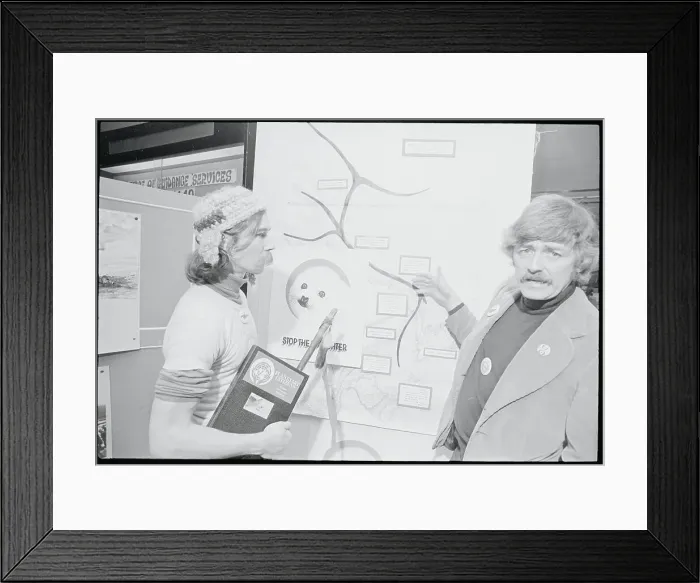 Framed Print : Greenpeace Organizers and Poster Framed Print : Greenpeace Organizers and Poster