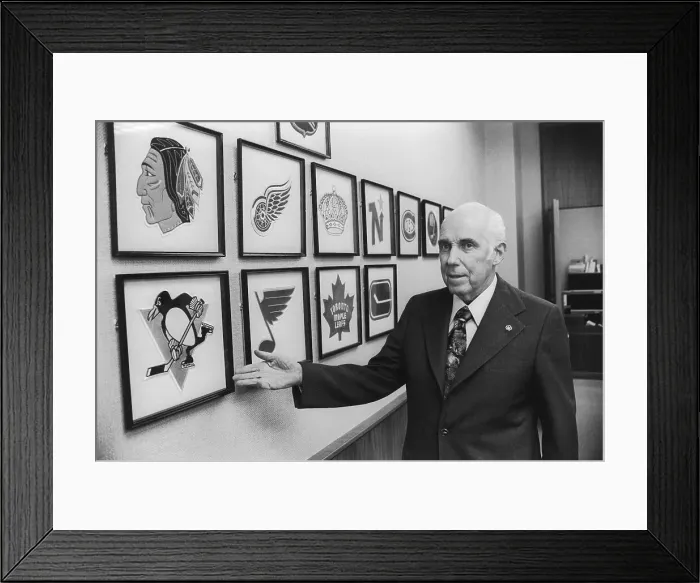 Framed Print : National Hockey League President Clarence Campbell Framed Print : National Hockey League President Clarence Campbell