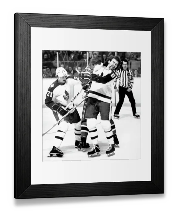 Framed Print : Toronto Maple Leafs and Montreal Canadiens Action Framed Print : Toronto Maple Leafs and Montreal Canadiens Action