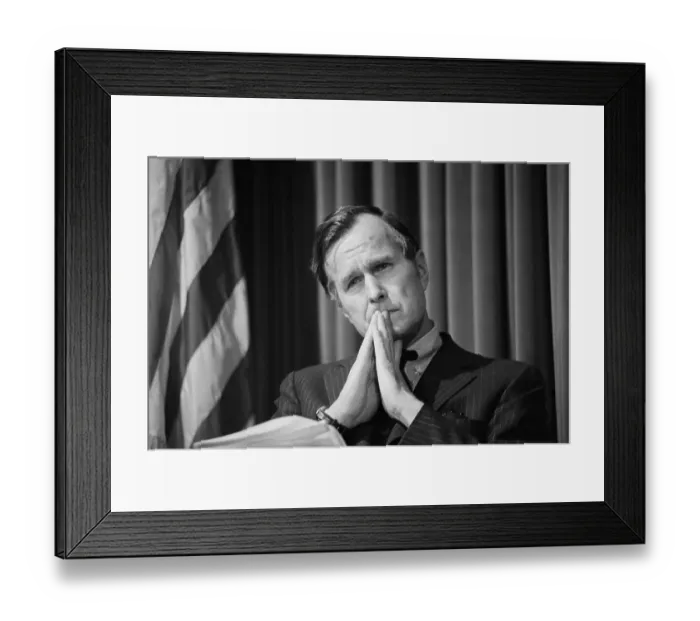 Framed Print : Cia Director George Bush Framed Print : Cia Director George Bush