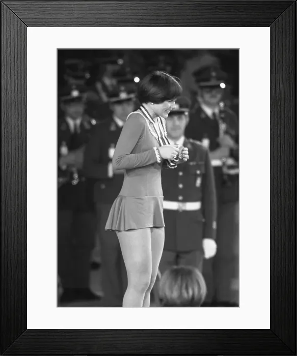 Framed Print : Gold Medal Olympic Skater Dorothy Hamill Framed Print : Gold Medal Olympic Skater Dorothy Hamill
