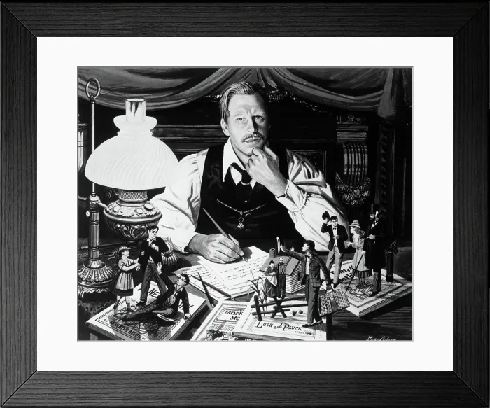 Framed Print : Portrait of Horatio Alger Framed Print : Portrait of Horatio Alger