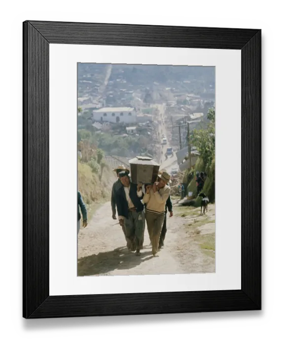 Framed Print : Aftermath Of Guatemala Earthquake