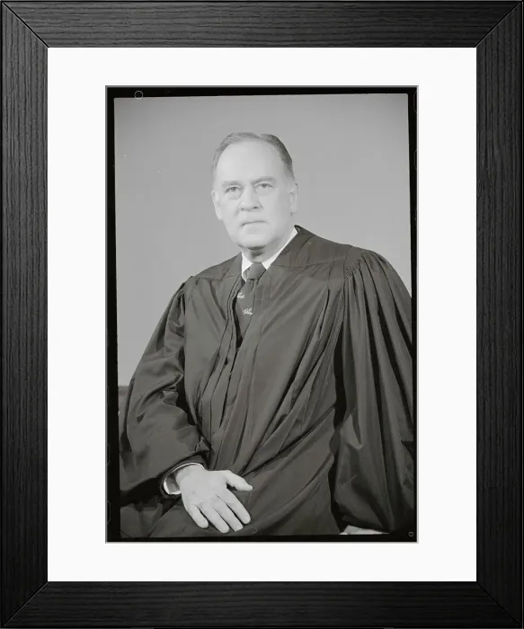 Framed Print : Portrait of J. Potter Stewart Framed Print : Portrait of J. Potter Stewart