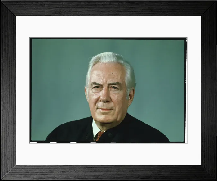 Framed Print : Warren Burger Posing in His Robe Framed Print : Warren Burger Posing in His Robe
