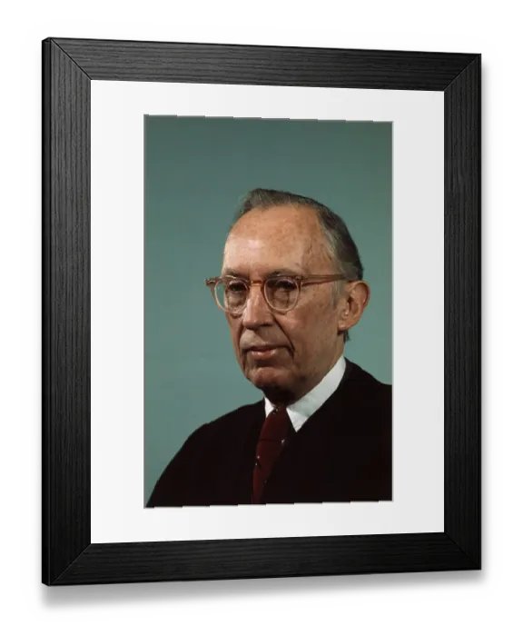 Framed Print : Associate Justice Lewis Powell Posing Framed Print : Associate Justice Lewis Powell Posing