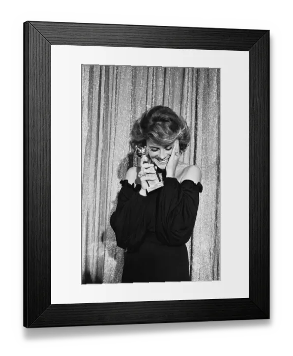 Framed Print : Ann-Margret Accepting Her Golden Globe Framed Print : Ann-Margret Accepting Her Golden Globe