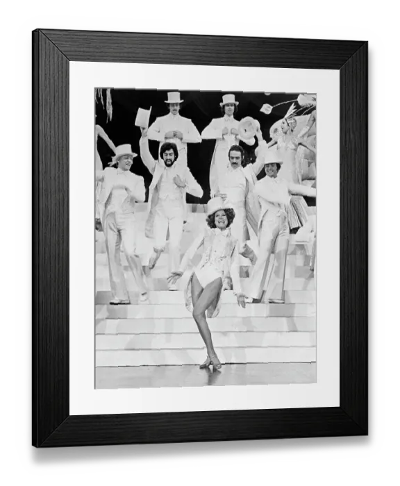 Framed Print : Portrait of Mary Tyler Moore with Dancers Framed Print : Portrait of Mary Tyler Moore with Dancers