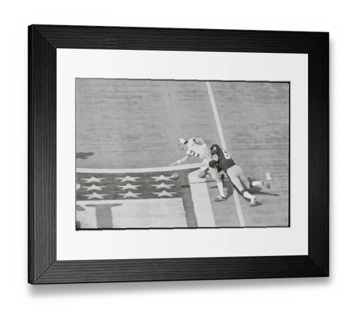 Framed Print : Football Action with Roger Staubach and L. C. Greenwood Framed Print : Football Action with Roger Staubach and L. C. Greenwood
