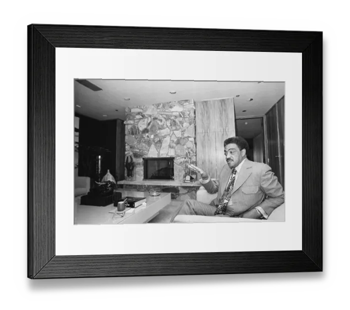 Framed Print : George Johnson Seated in His Office Framed Print : George Johnson Seated in His Office
